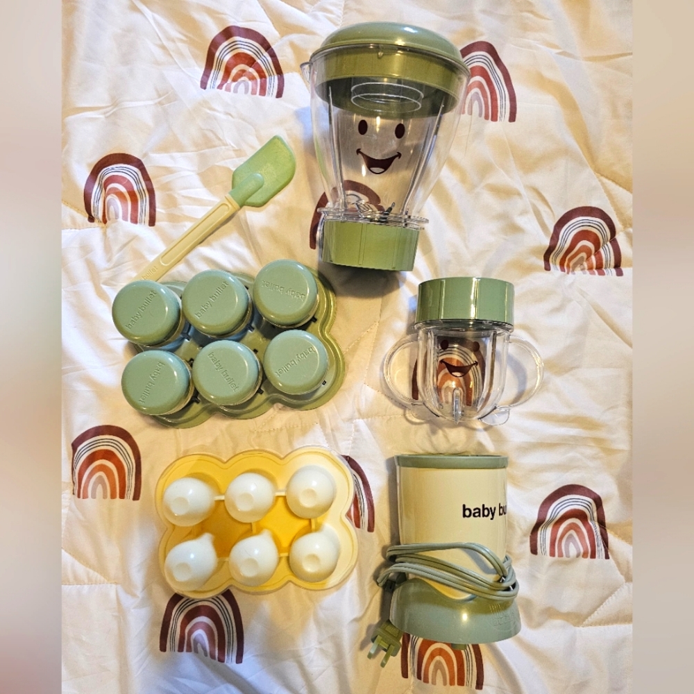 Nutribullet Baby Bullet Baby Food Processor + Accessories Storage Pre-owned